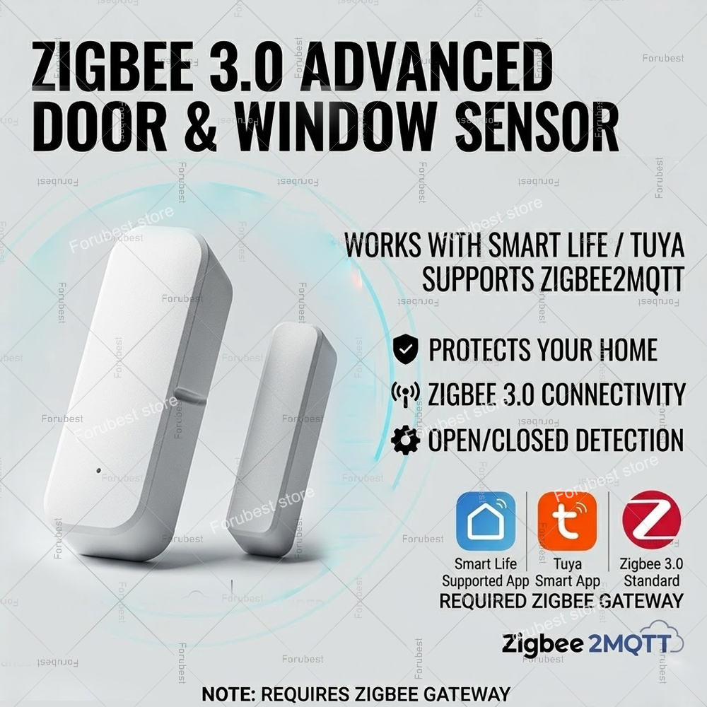 Window Alarm Sensor - Tuya Zigbee Door Window Sensor Smart