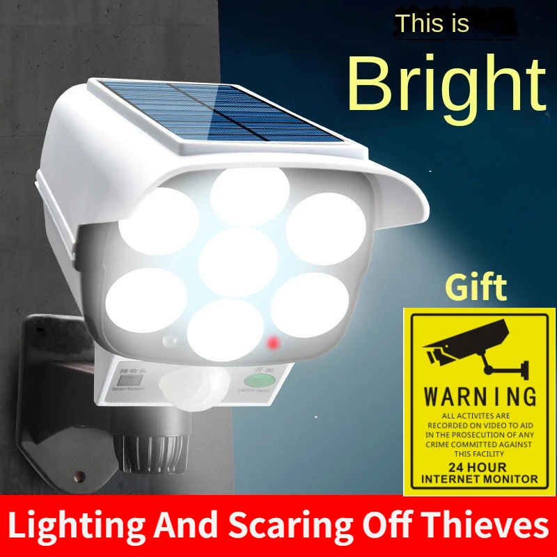 Home Security Beams - Outdoor Solar Light Motion Sensor Security