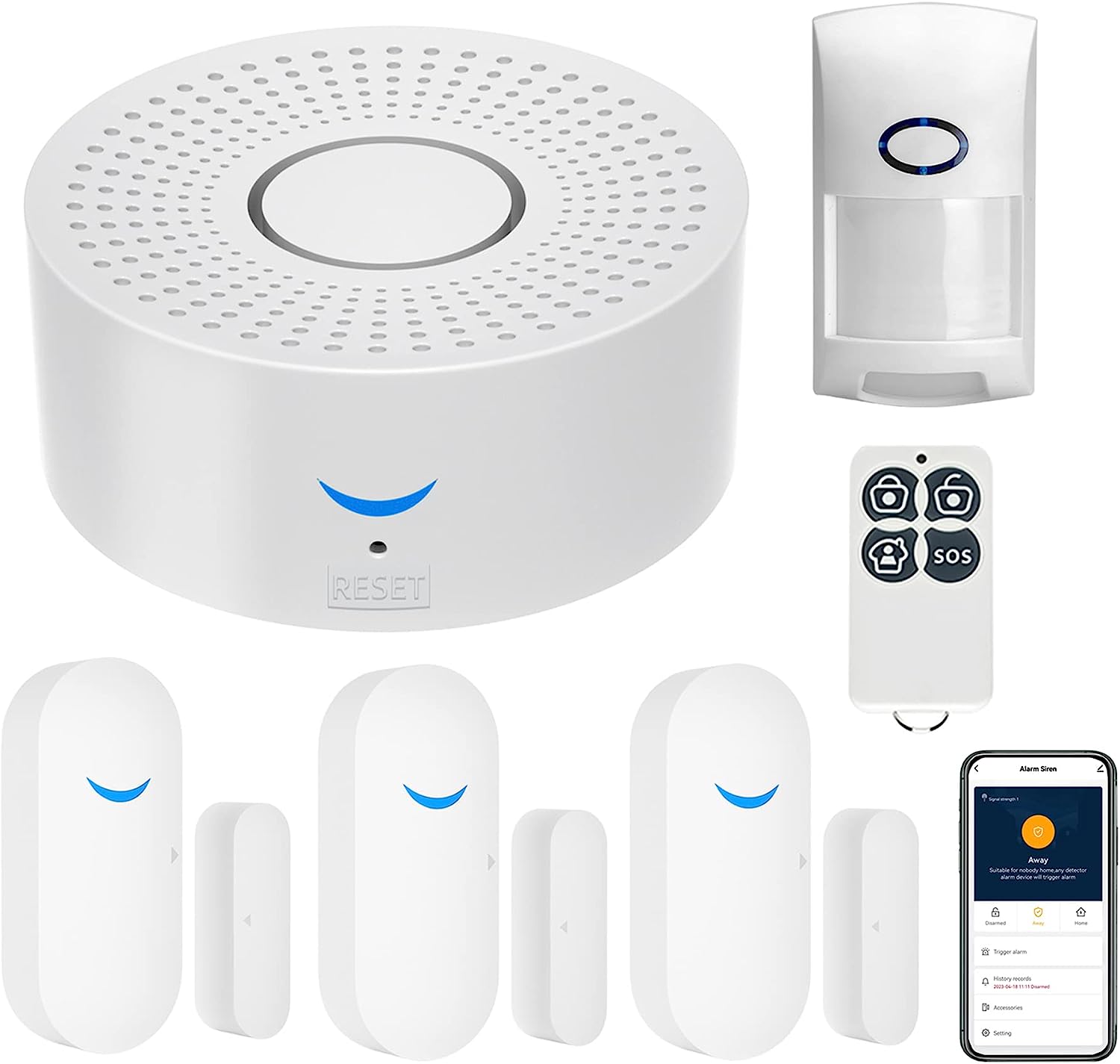 Home Security No Wifi - Tuya Wifi Smart Home Alarm System