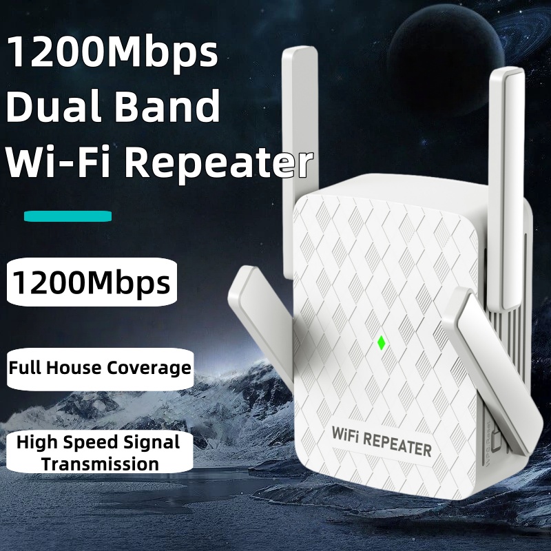 Home Security No Wifi - 1200Mbps Wireless Wifi Extender Wifi Repeater/Router