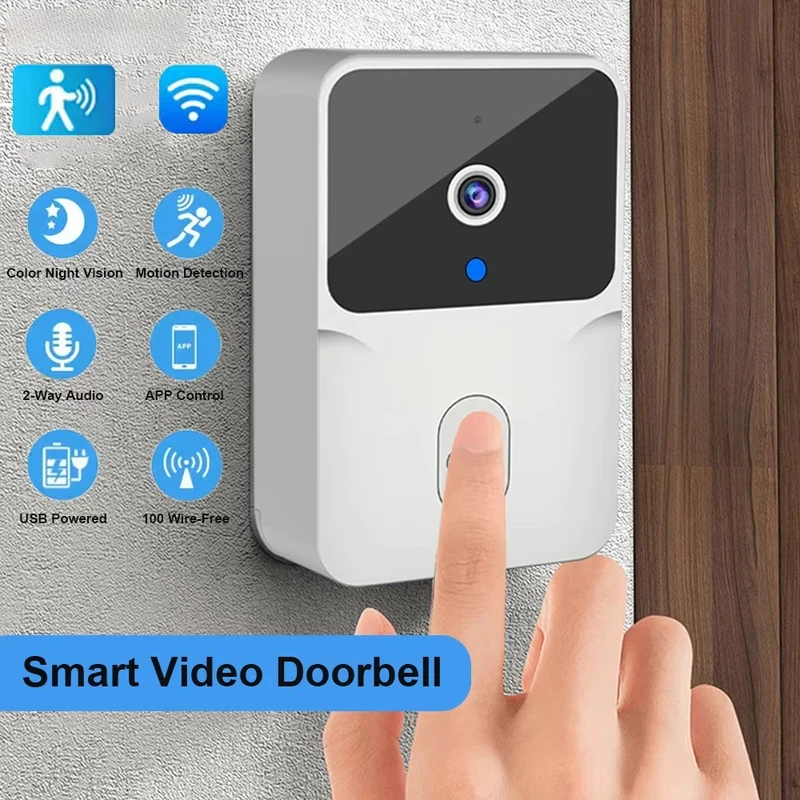 Home Security System Installation - Smart Home WiFi Video Doorbell Wireless