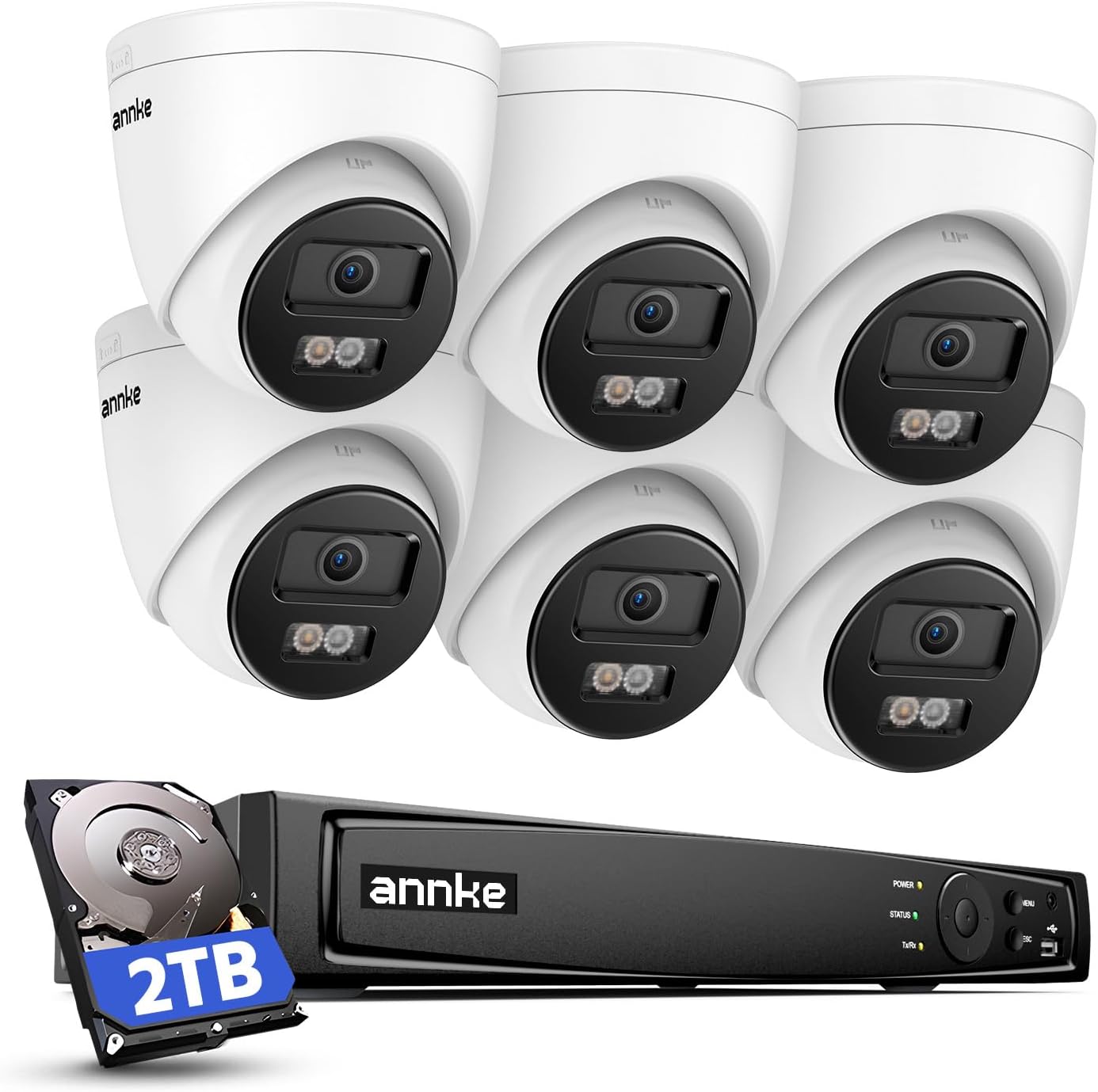 Ip Camera Outdoor 4K - ANNKE 8CH 4K PoE Security Camera