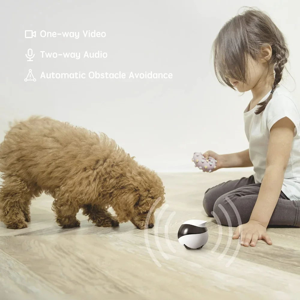 Home Security Robot Dog - Robot for Dog Cat Baby 1080P