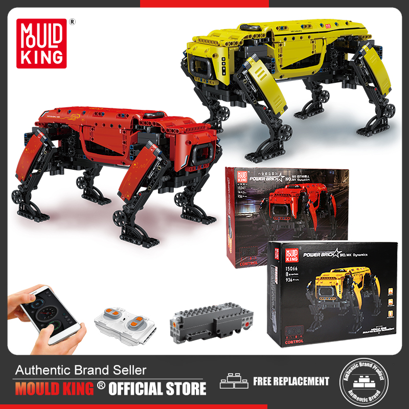 Home Security Robot Dog - MOULD KING 15066/15075 Technical Robot Toys
