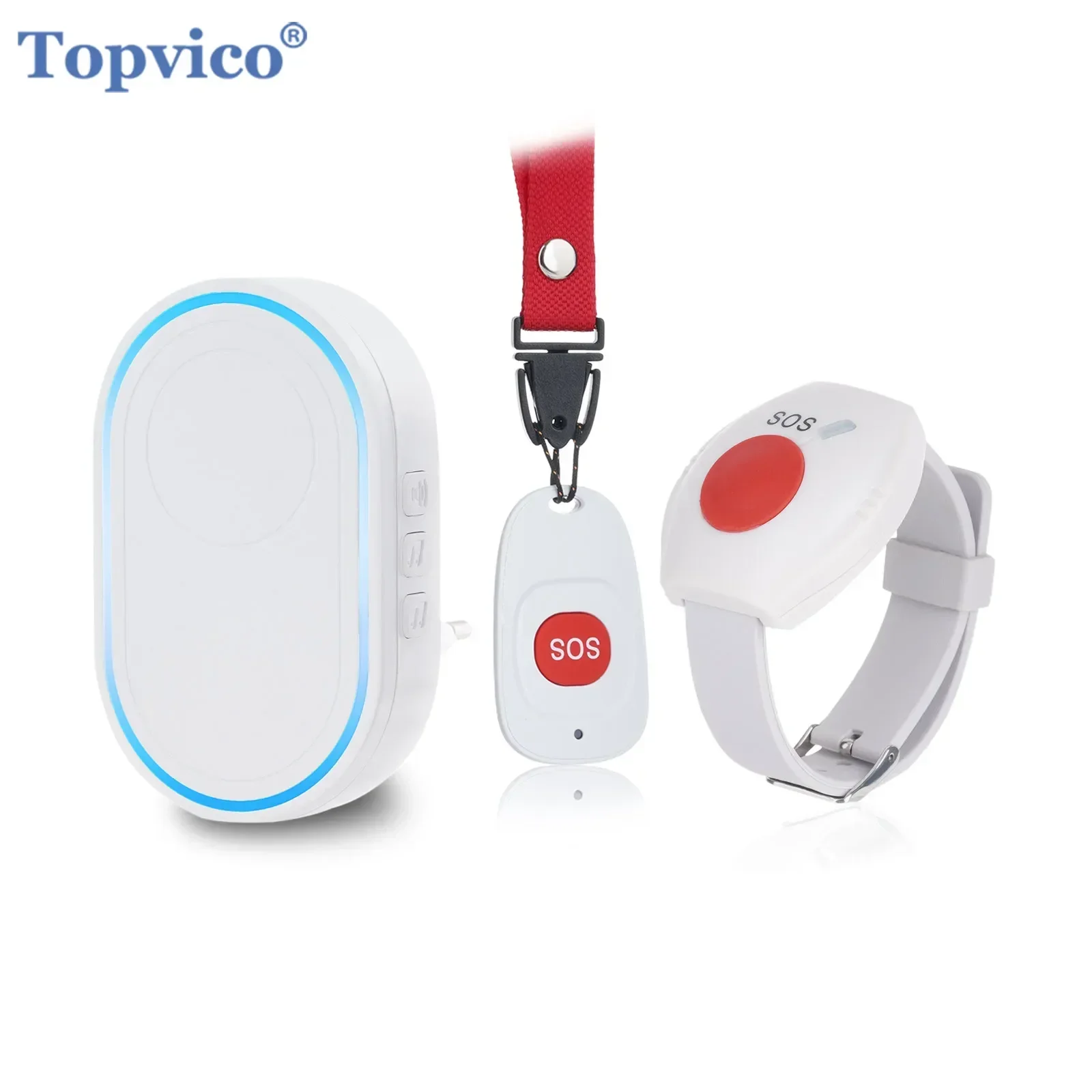 Topvico Wireless Caregiver Pag - Home Security Equipment 评论和价格