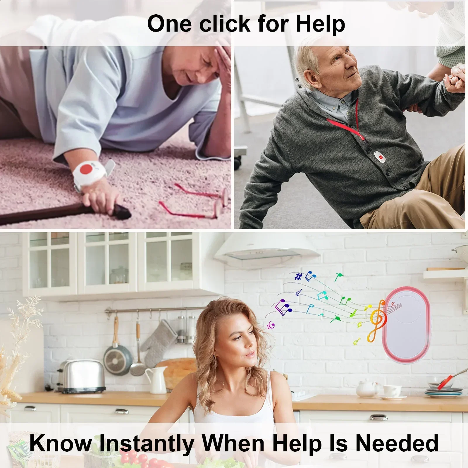 Topvico Wireless Caregiver Pag - Home Security Equipment 评论和价格