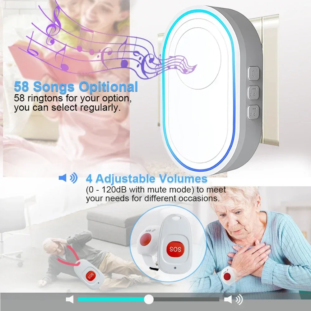 Topvico Wireless Caregiver Pag - Home Security Equipment 评论和价格