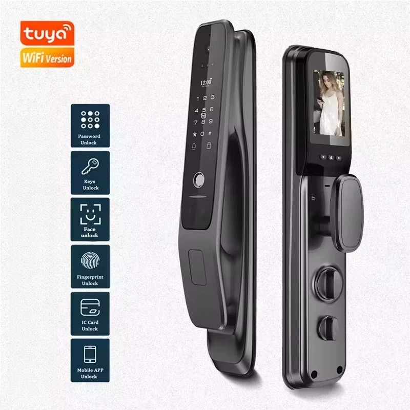 HX5 Smart Door Lock 3D Face Re - Home Security With Camera 评论和价格
