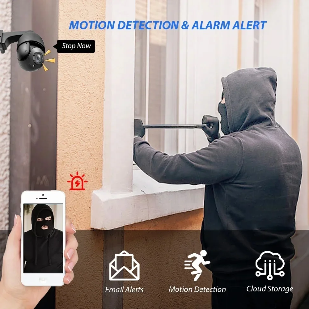 BOAVISION 4K Camera PTZ Dome 8 - Ip Camera Outdoor 4K 评论和价格
