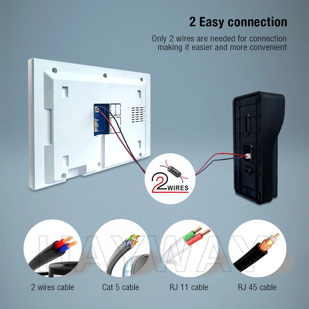 2 Wires Smart Home Tuya Wifi 1 - Home Security Cameras Uk 评论和价格