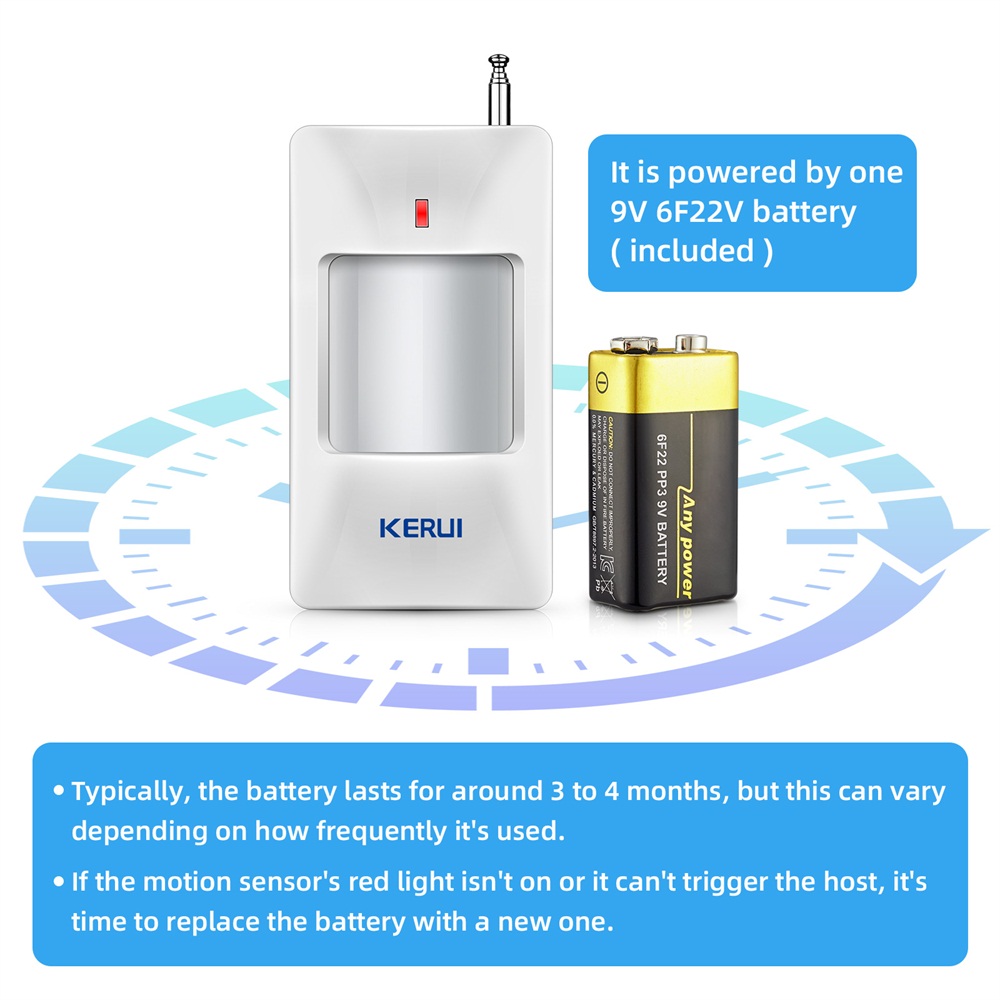 KERUI Wireless PIR Motion Sens - Home Security System Installation 评论和价格