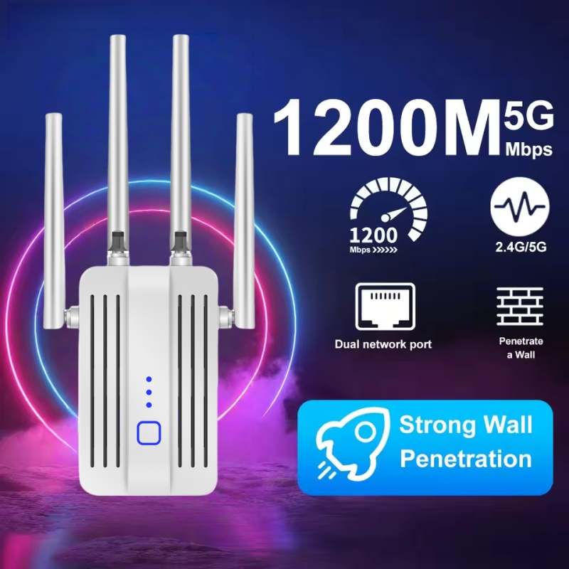 1200Mbps WiFi Repeater Extende - Home Security Bundle 评论和价格