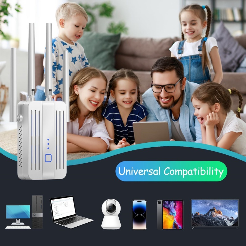 1200Mbps WiFi Repeater Extende - Home Security Bundle 评论和价格