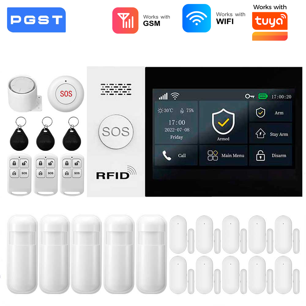 2.4G WIFI Smart GSM Alarm Syst - Home Security System Installation 评论和价格