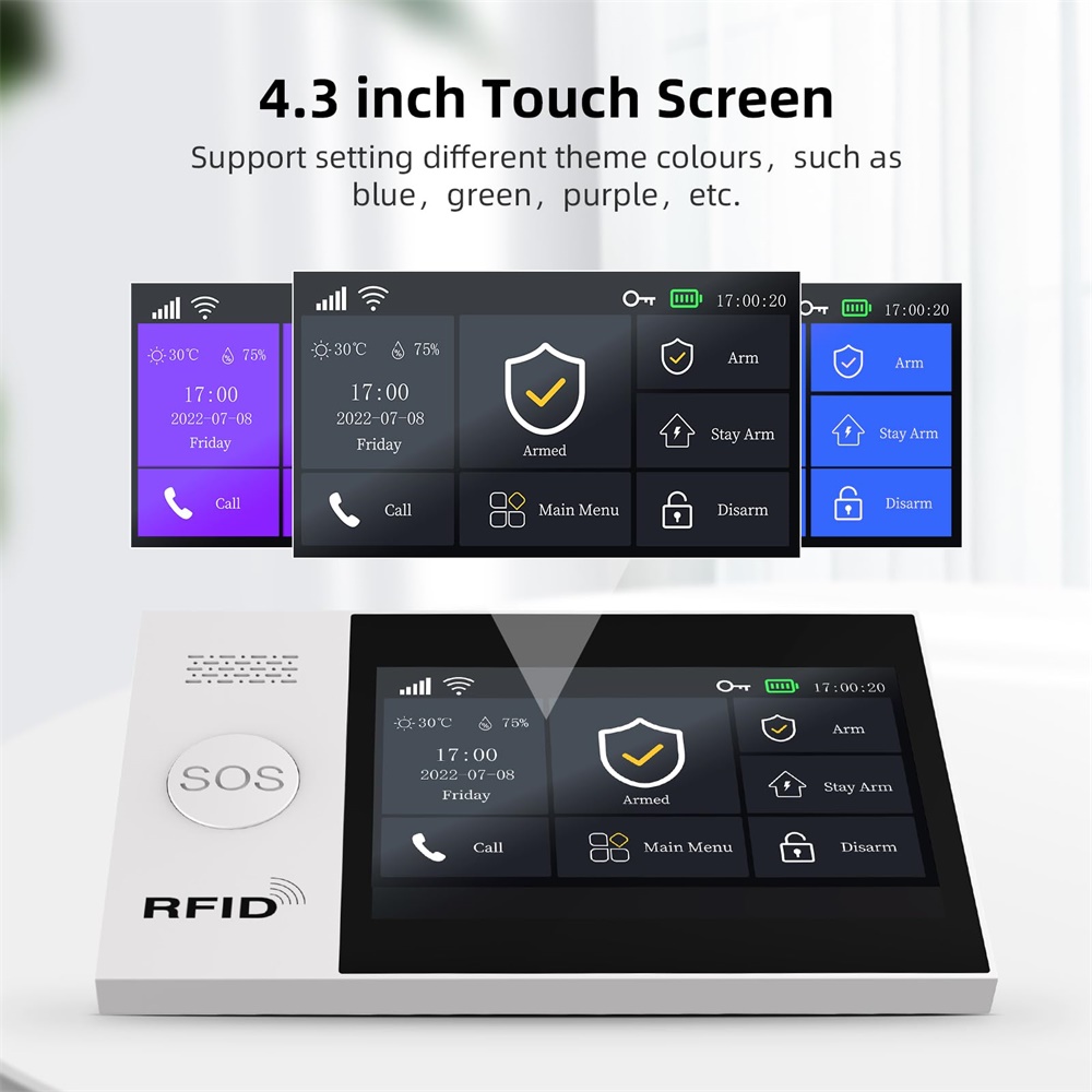 2.4G WIFI Smart GSM Alarm Syst - Home Security System Installation 评论和价格