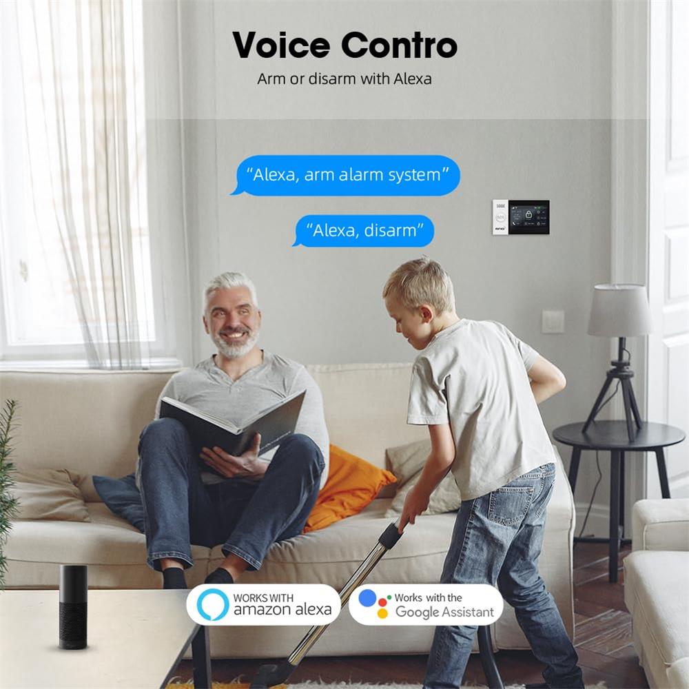 2.4G WIFI Smart GSM Alarm Syst - Home Security System Installation 评论和价格