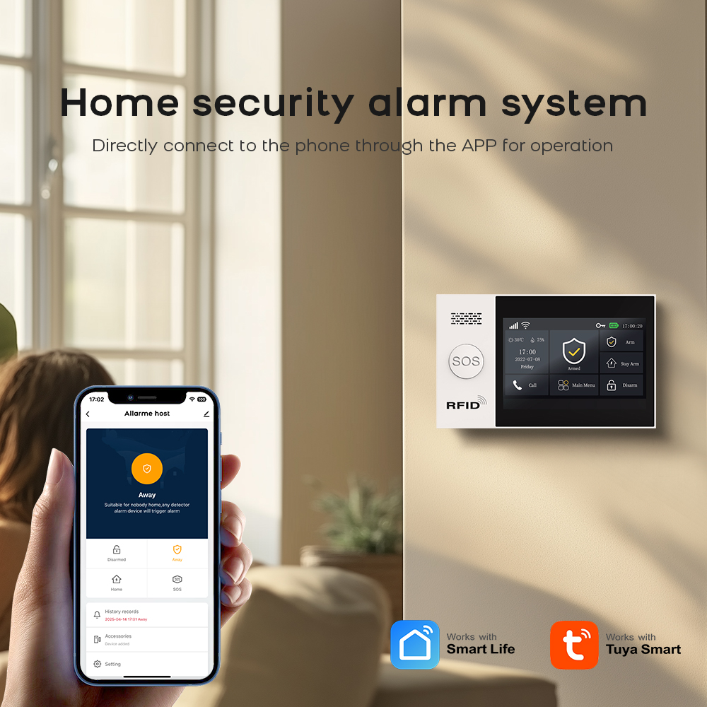 PG-107 Tuya Wireless Home WIFI - Home Security System Installation 评论和价格