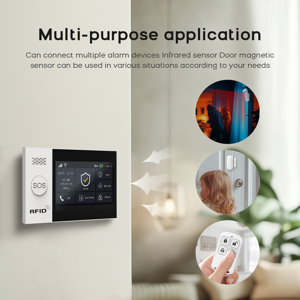 PG-107 Tuya Wireless Home WIFI - Home Security System Installation 评论和价格