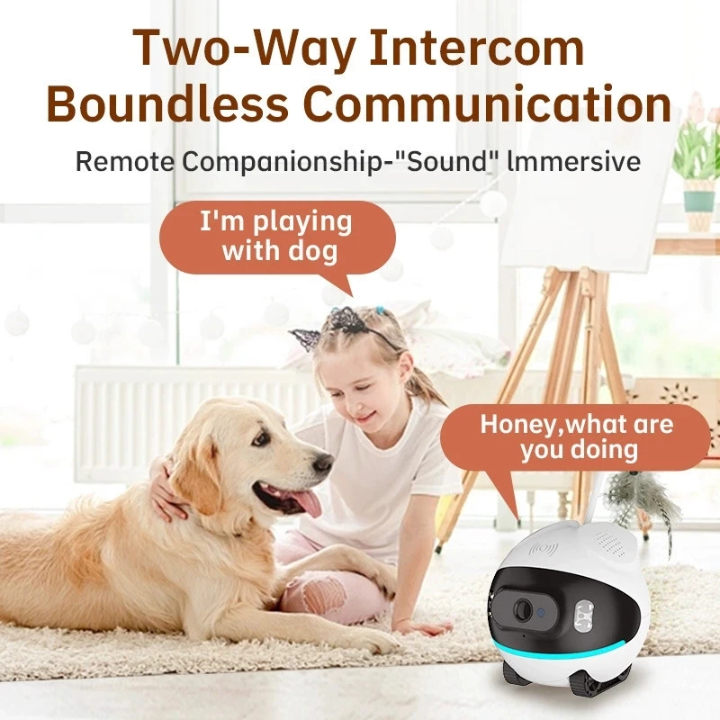 2MP 1080P Ubox APP Smart Pet G - Home Security Robot Dog 评论和价格