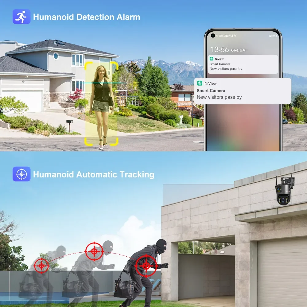 4K 4MP 10XZoom LTE 4G Sim Card - Ip Camera Outdoor 4K 评论和价格