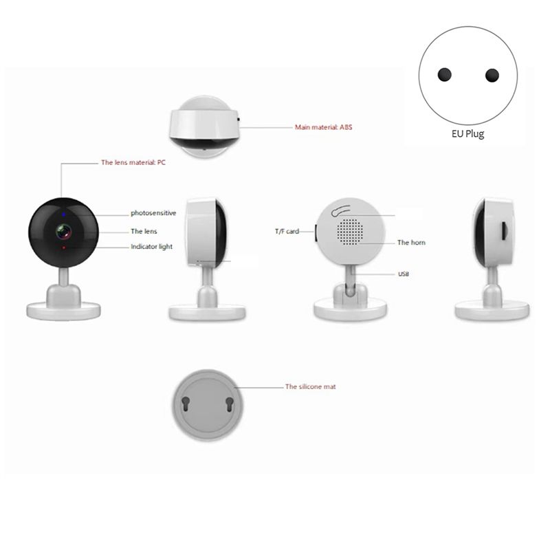 Essential Indoor Wifi Tuya Cam - Home Security With Monitoring 评论和价格
