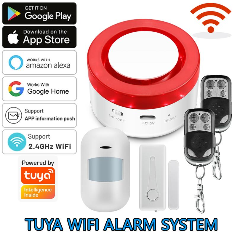 WiFi Tuya Home Alarm System 12 - Home Security System Installation 评论和价格