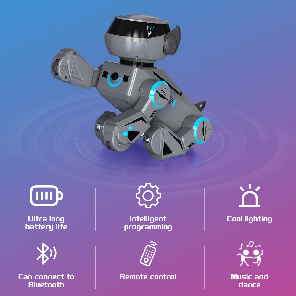 Smart Robot Dog Toy Bluetooth  - Home Security Robot Dog 评论和价格