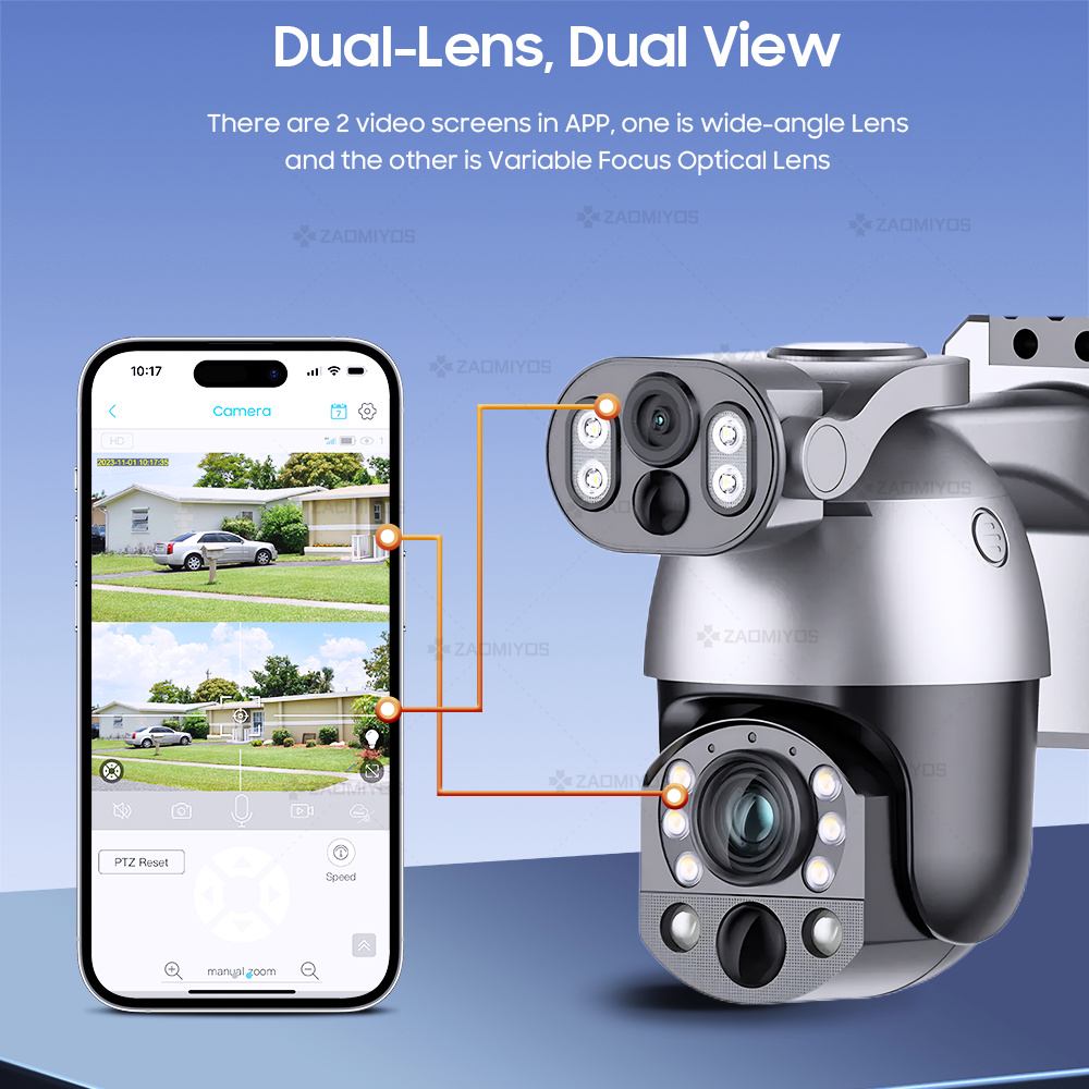 4K 50X ZOOM 10MP Solar Camera  - Ip Camera Outdoor 4K 评论和价格