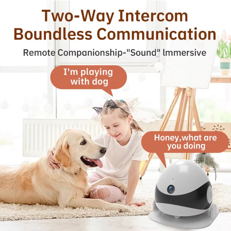 Wireless 2K HD Mobile Pet Comp - Home Security Robot Dog 评论和价格