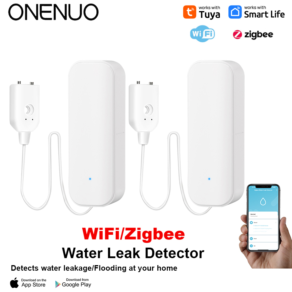 WiFi/Zigbee Water Sensor Tuya  - Home Security With Monitoring 评论和价格