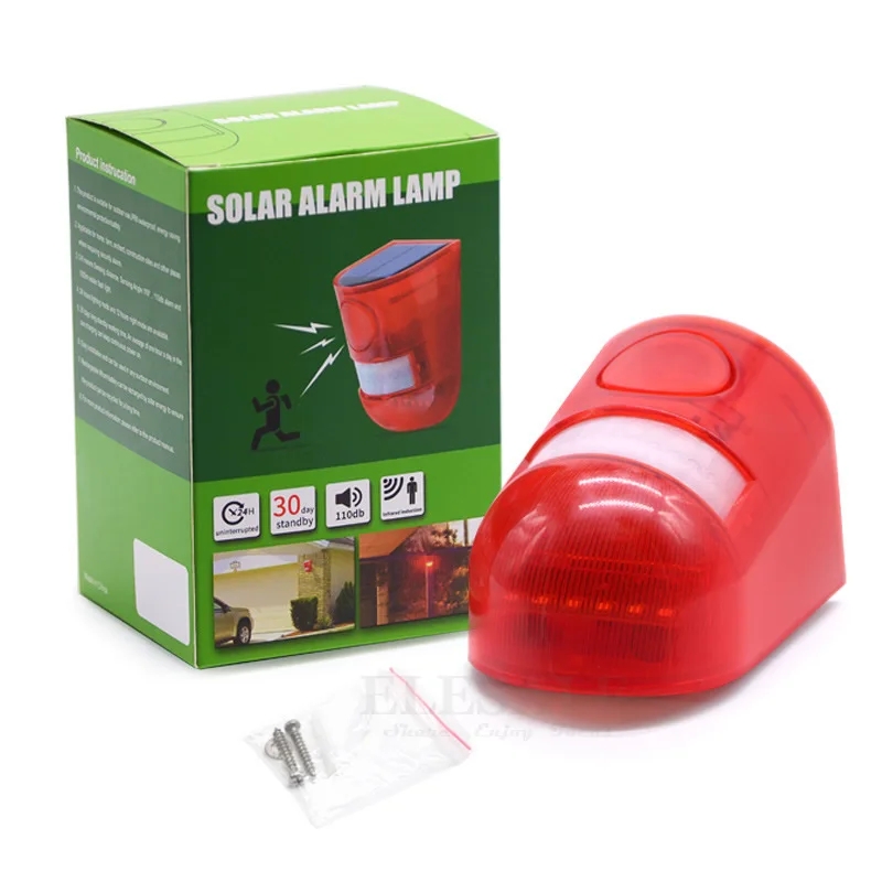 Waterproof Solar Powered Alarm - Home Security Equipment 评论和价格