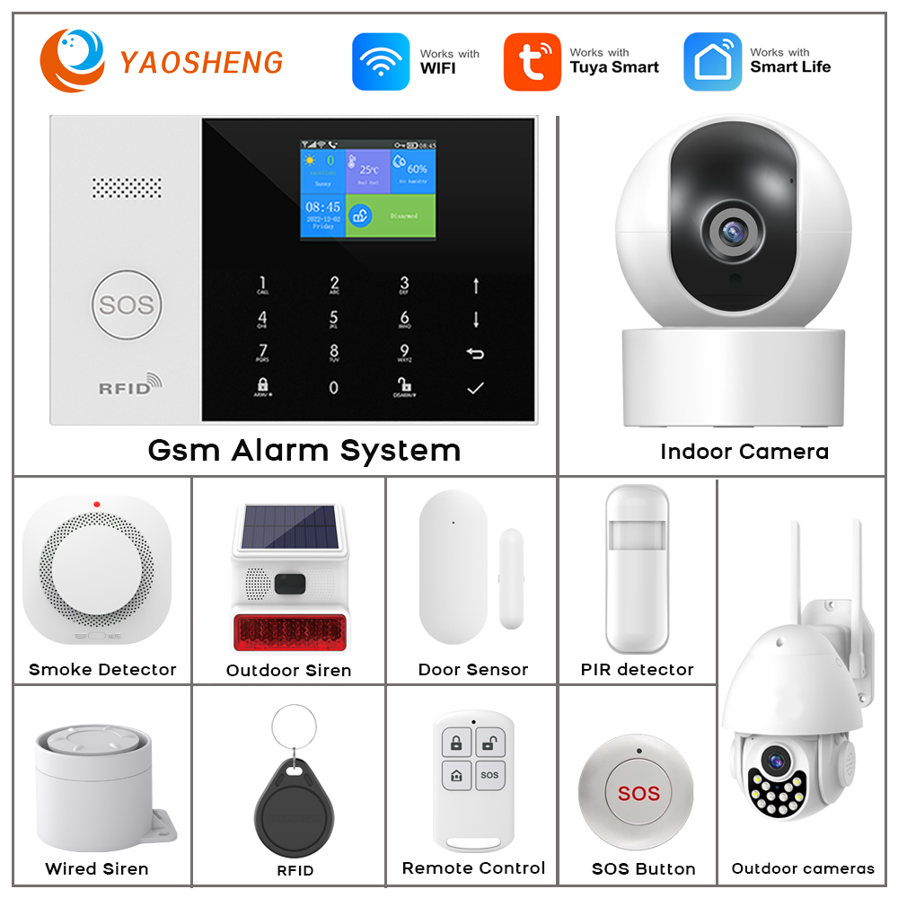 4G Alarm System Security Home  - Home Security No Wifi 评论和价格