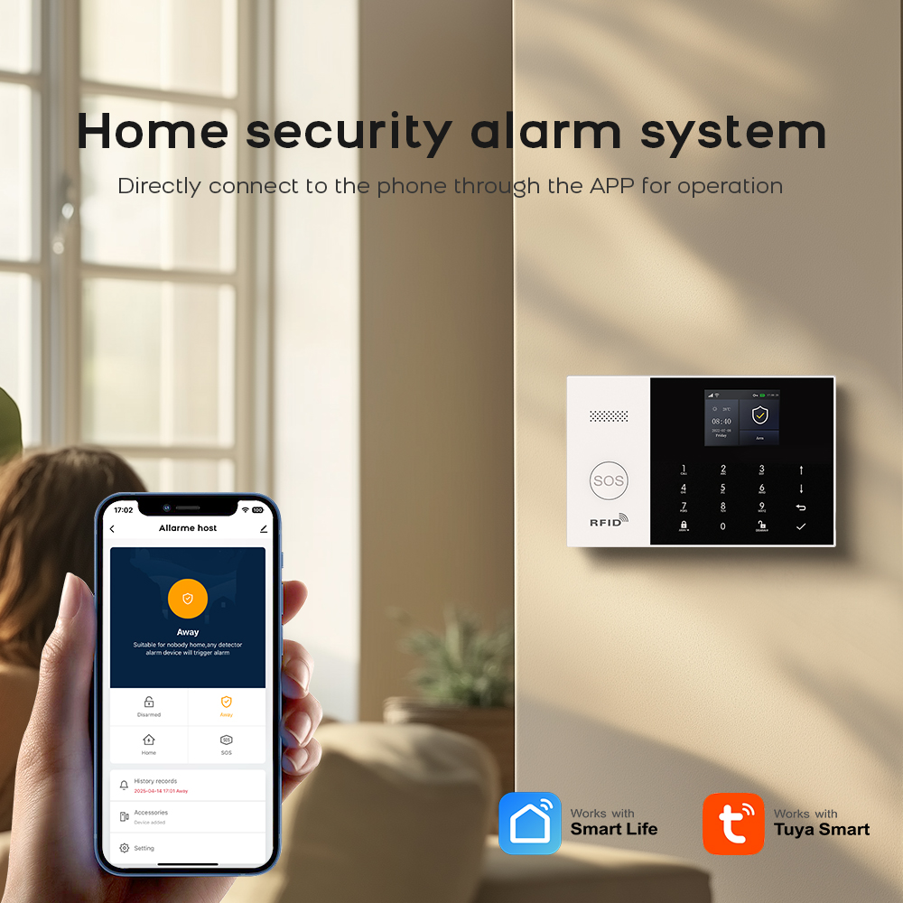 4G Alarm System Security Home  - Home Security No Wifi 评论和价格