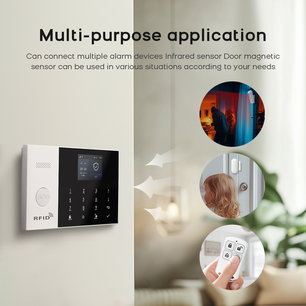 4G Alarm System Security Home  - Home Security No Wifi 评论和价格