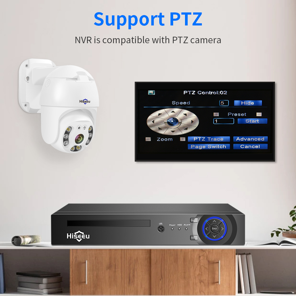 Hiseeu 4CH 10CH 16CH 4K 8MP 5M - Home Security With Camera 评论和价格