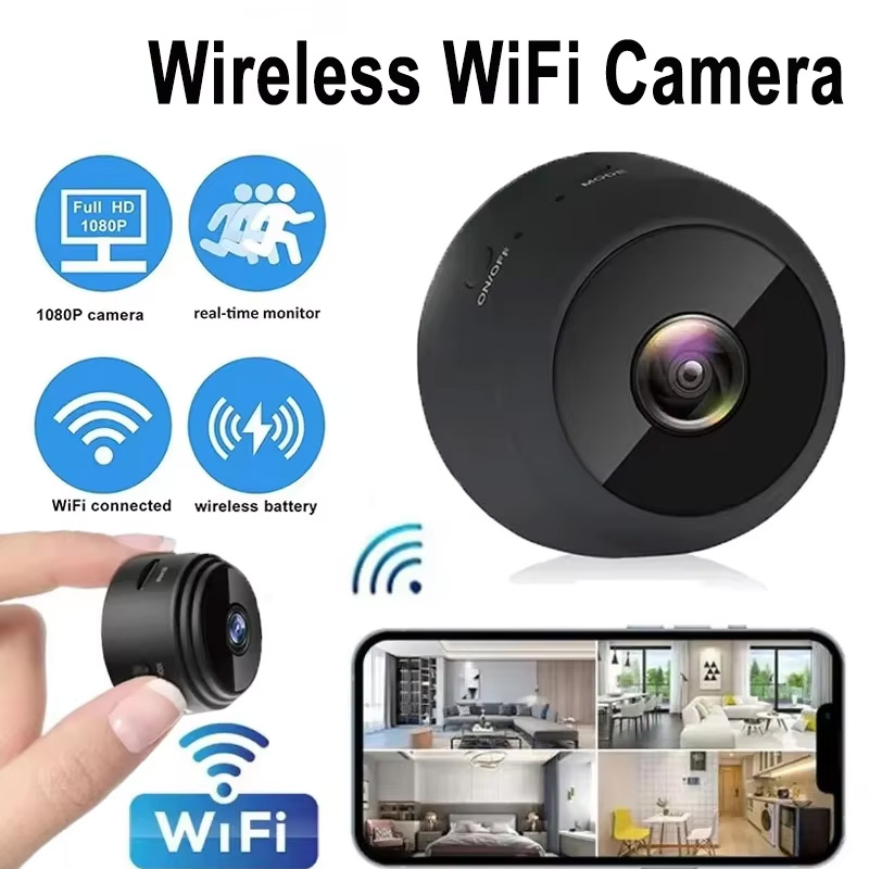 New A9 Camera Wifi 1080p HD Wi - Home Security With Monitoring 评论和价格