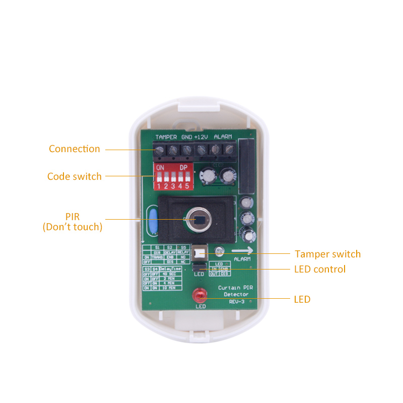 Indoor DC12V Curtain Wired Mot - Home Security Beams 评论和价格