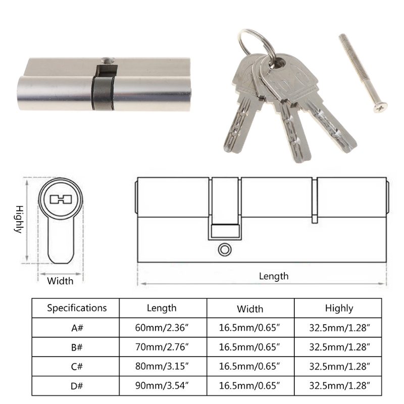 Keyed Entry Door Lock Cylinder - Home Security Locks 评论和价格