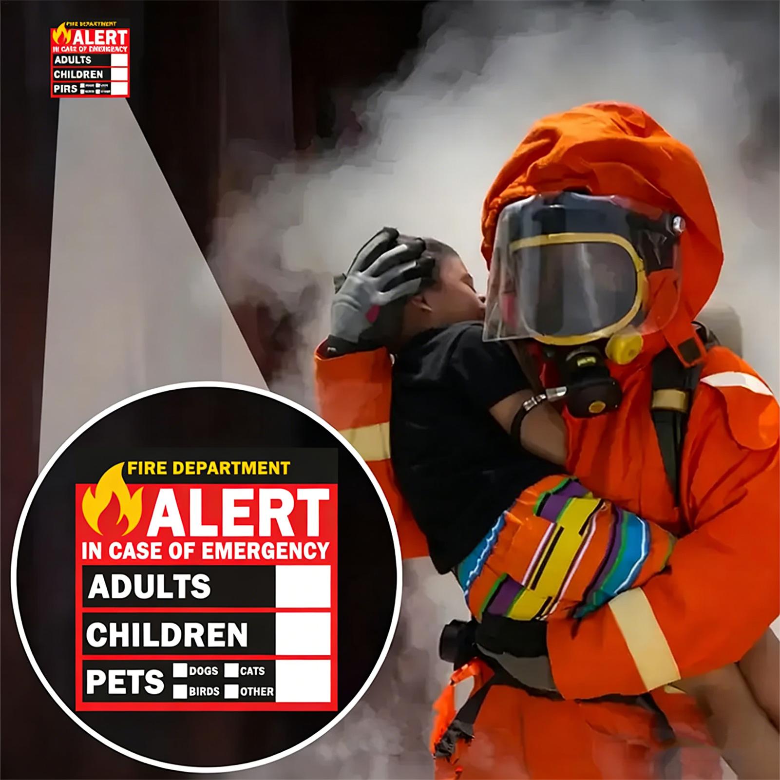 Fire Pet Alert Sticker Rain-Pr - Home Security Department Us 评论和价格