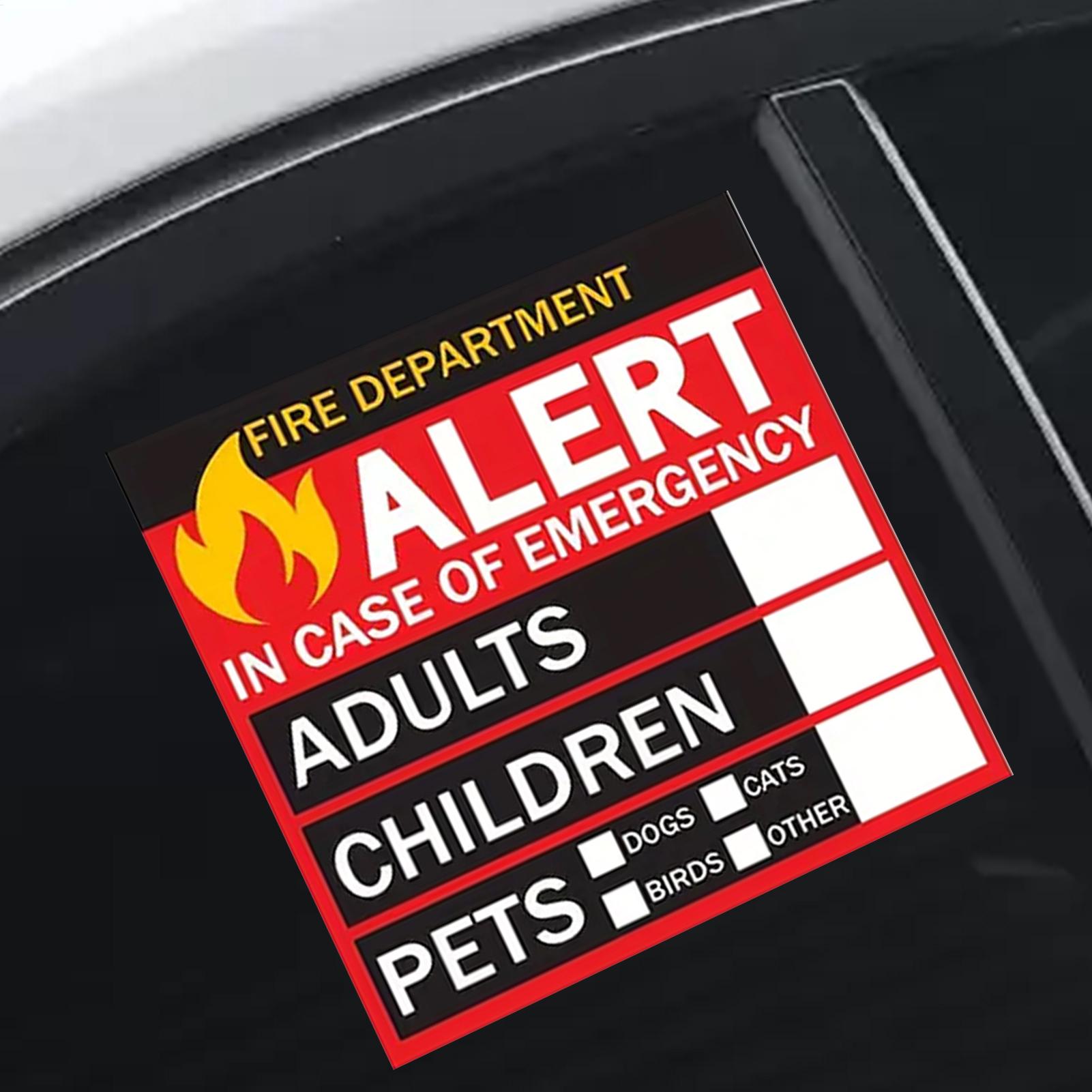 Fire Pet Alert Sticker Rain-Pr - Home Security Department Us 评论和价格