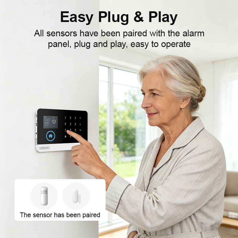 PGST WIFI GSM Smart Home Secur - Home Security System Installation 评论和价格