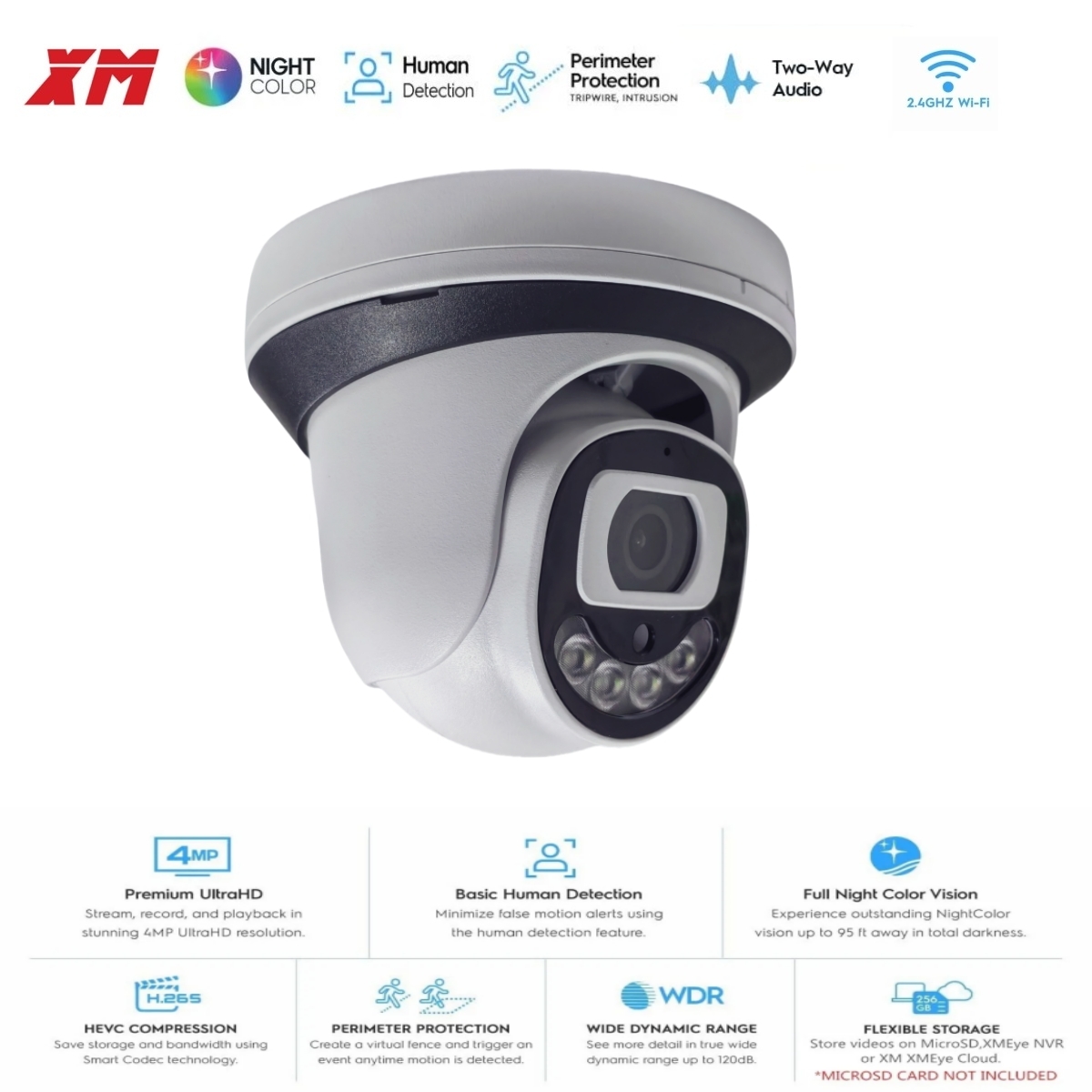 4MP WiFi Security Camera Indoo - Home Security System Installation 评论和价格