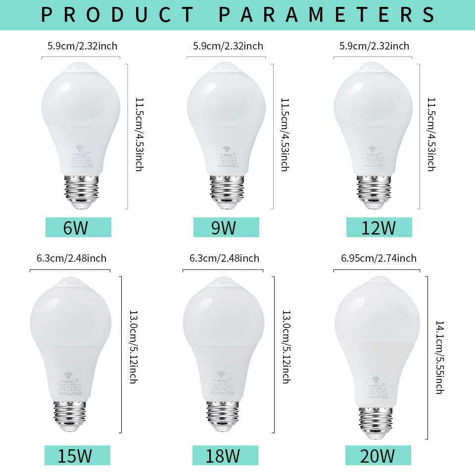 2PCS LED Bulb Light Bulb With  - Home Security Beams 评论和价格