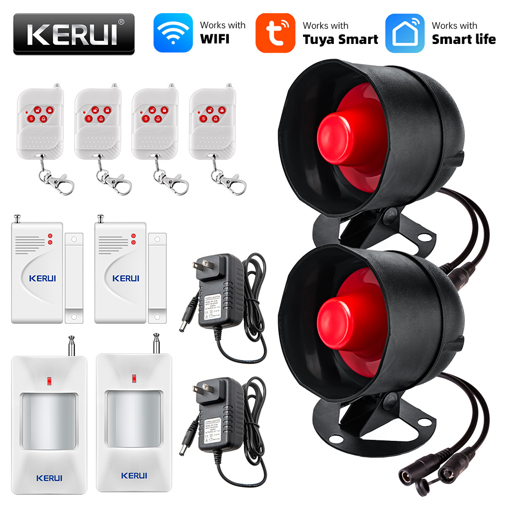 KERUI Tuya Smart WIFI Wireless - Home Security System Installation 评论和价格