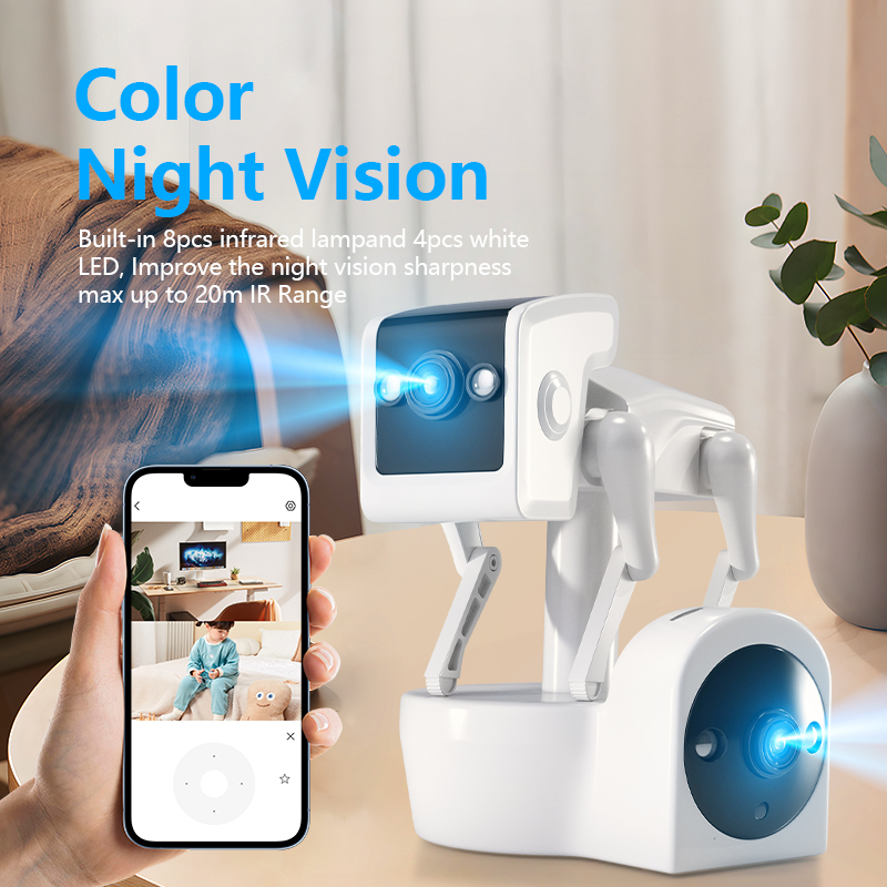 1080P 5G Dual Lens Robot Dog C - Home Security Robot Dog 评论和价格