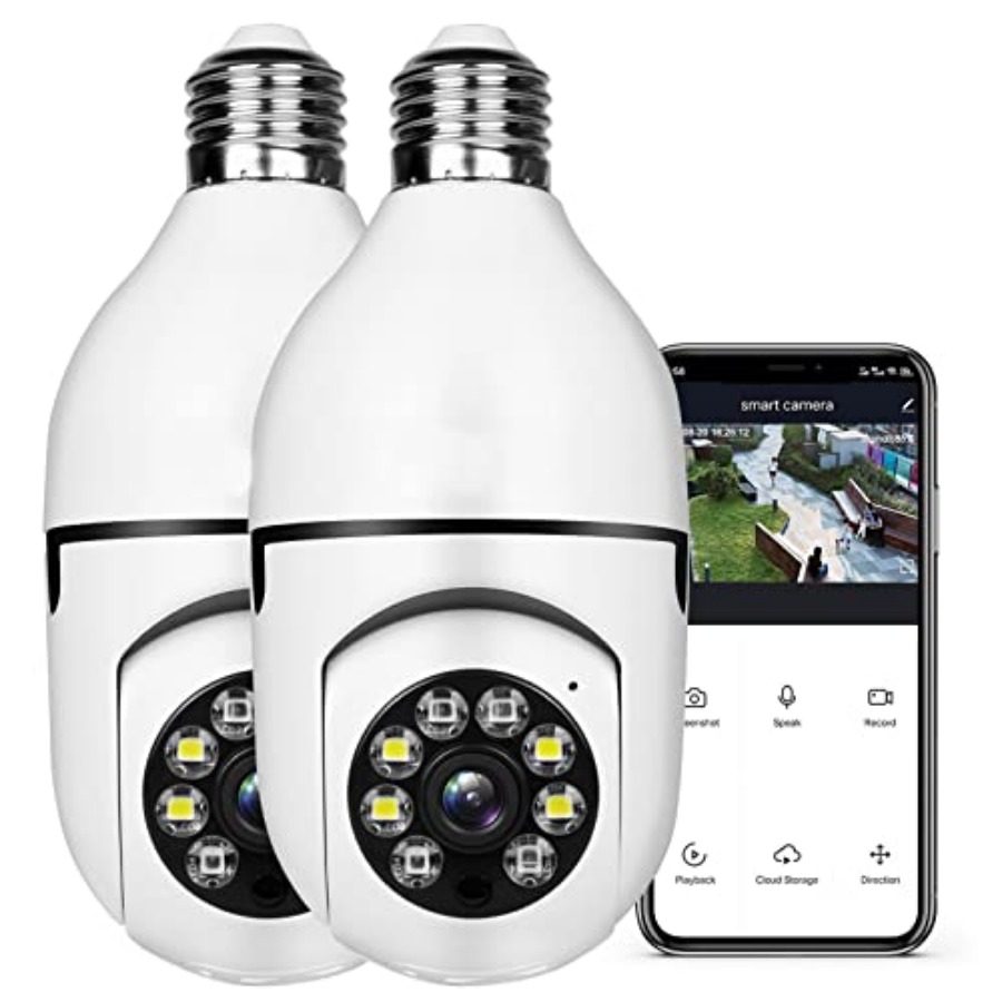 Light Bulb 1080P Security Wire - Home Security With Cameras 评论和价格