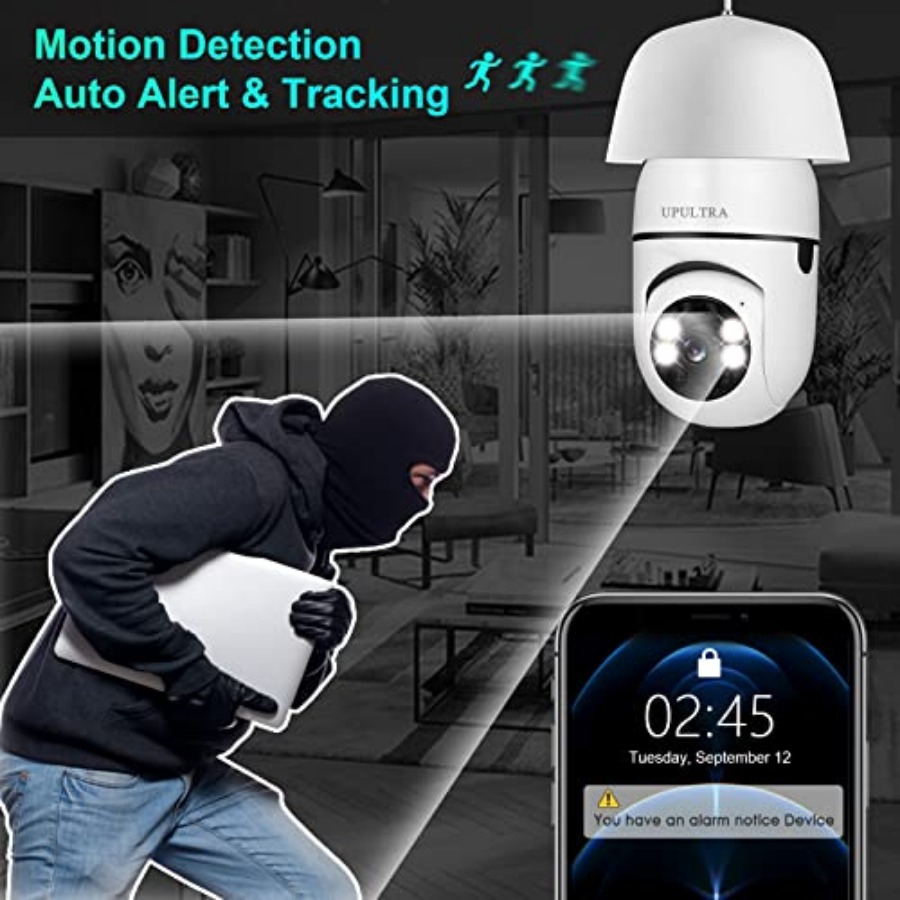 Light Bulb 1080P Security Wire - Home Security With Cameras 评论和价格