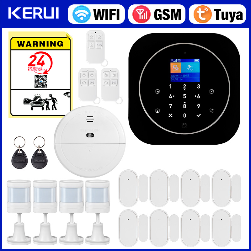 KERUI G12 Wireless Tuya Home A - Home Security No Wifi 评论和价格