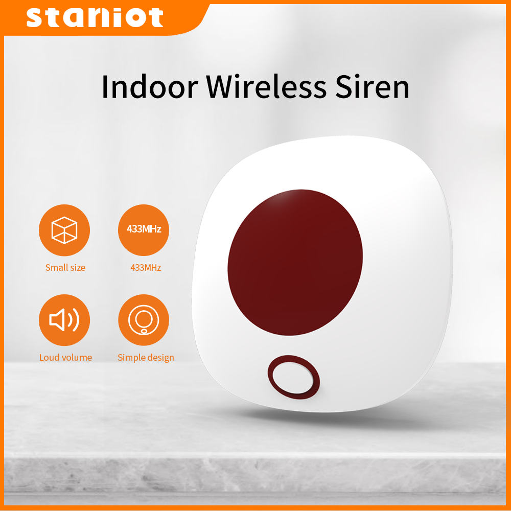Staniot Indoor Wireless Siren  - Home Security Equipment 评论和价格