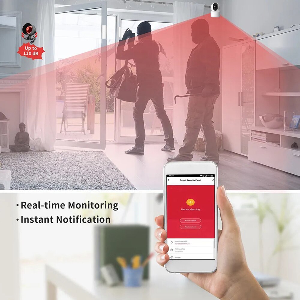 ONENUO Tuya WIFI Alarm Siren L - Home Security No Wifi 评论和价格